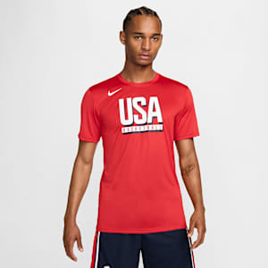 ABD Antrenman Nike Erkek Basketbol Tişörtü. Nike TR